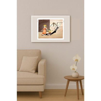 Young Sikoh 33x26cm Orijinal Karikatür BOD03757