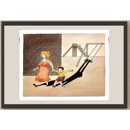Young Sikoh 33x26cm Orijinal Karikatür BOD03757