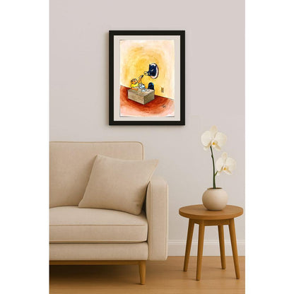 Erico Junqueira Ayres 29x21cm Orijinal Karikatür BOD03766