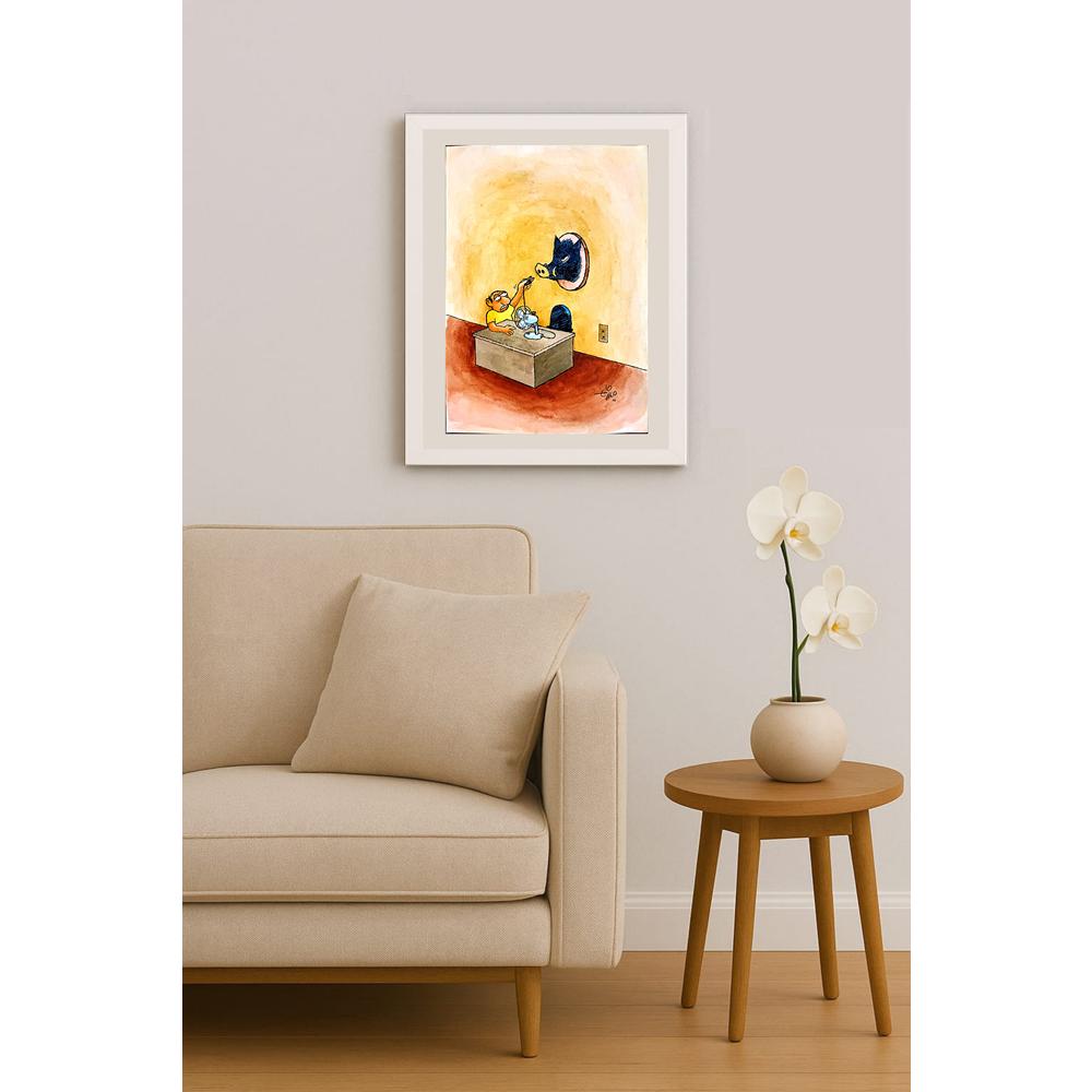 Erico Junqueira Ayres 29x21cm Orijinal Karikatür BOD03766