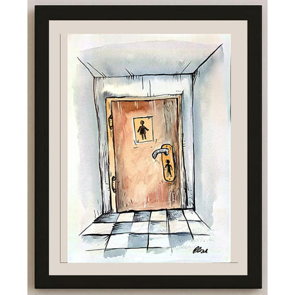 Radu Cletiu 29x21cm Orijinal Karikatür BOD03768