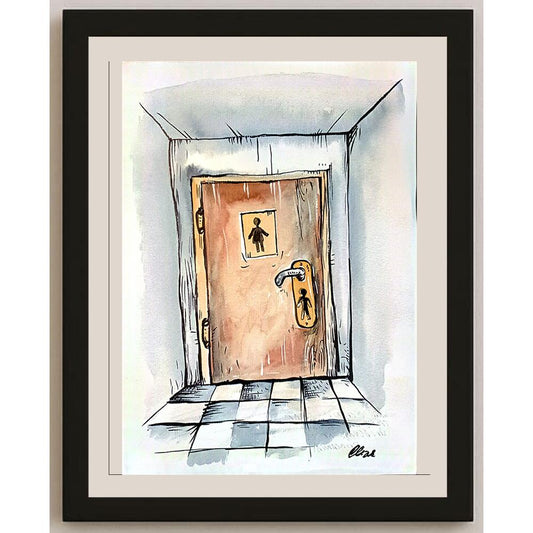 Radu Cletiu 29x21cm Orijinal Karikatür BOD03768