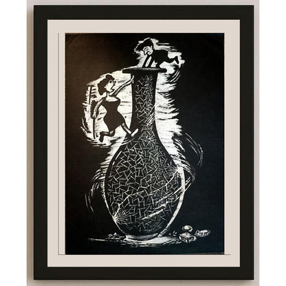 Xin Cai 29x21cm Orijinal Karikatür BOD03769