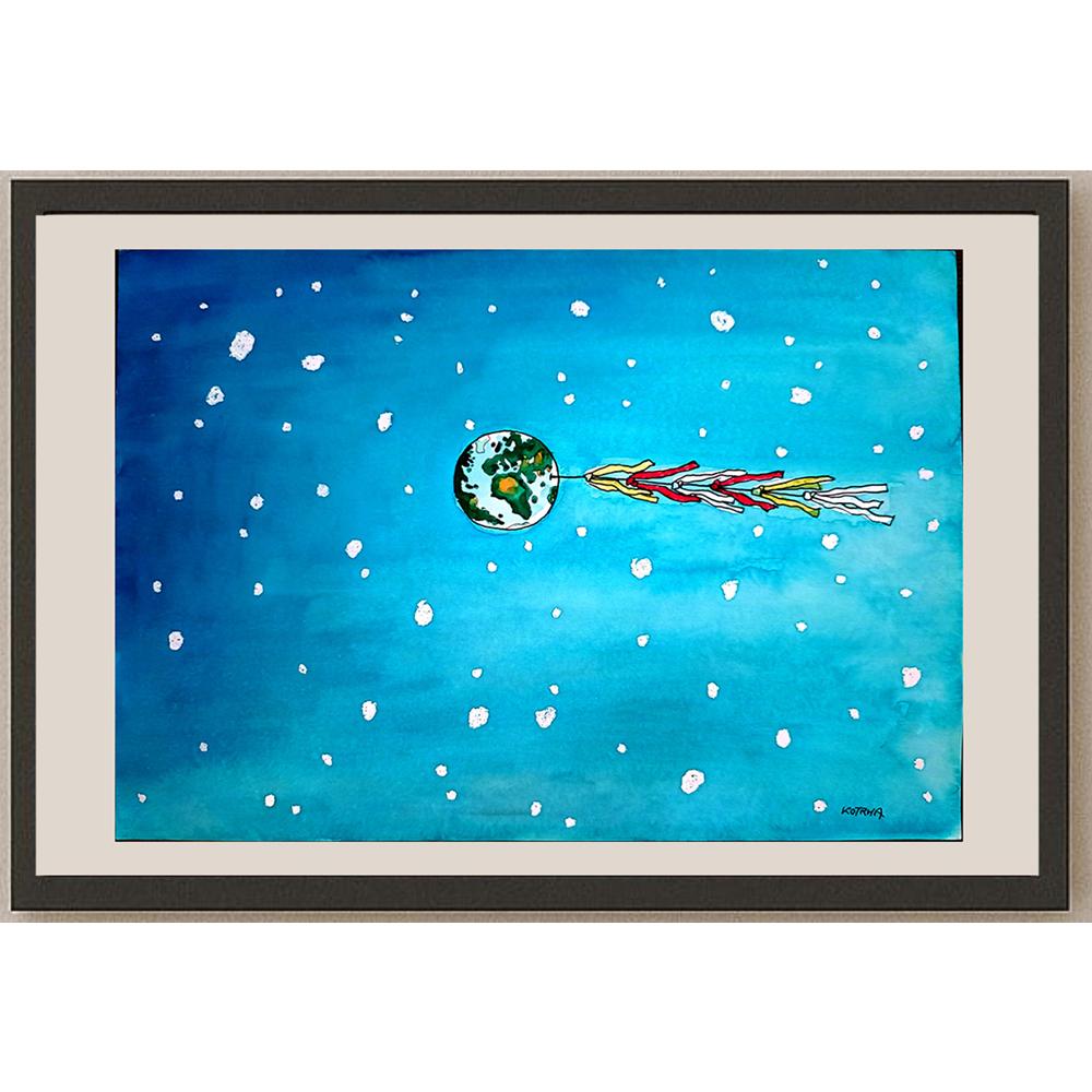 Lubomir Kotrha 29x21cm Orijinal Karikatür BOD03772