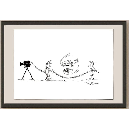 Tadeusz Raczkiewicz 29x21cm Orijinal Karikatür BOD03779