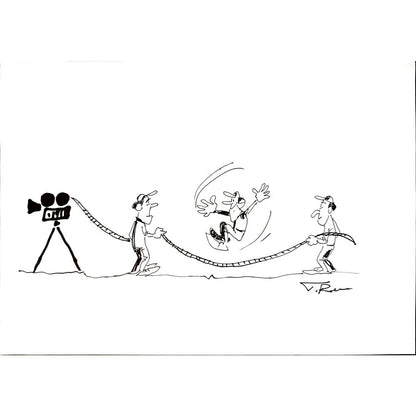 Tadeusz Raczkiewicz 29x21cm Orijinal Karikatür BOD03779