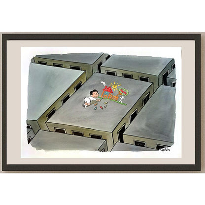 Christo Komarnitski 29x21cm Orijinal Karikatür BOD03783