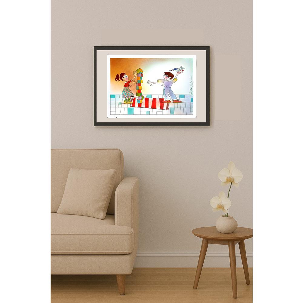 Lubomir Kotrha 29x21cm Orijinal Karikatür BOD03784