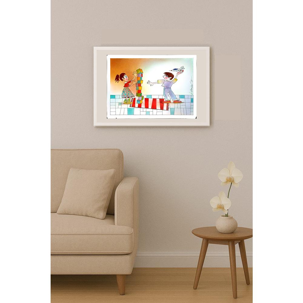 Lubomir Kotrha 29x21cm Orijinal Karikatür BOD03784