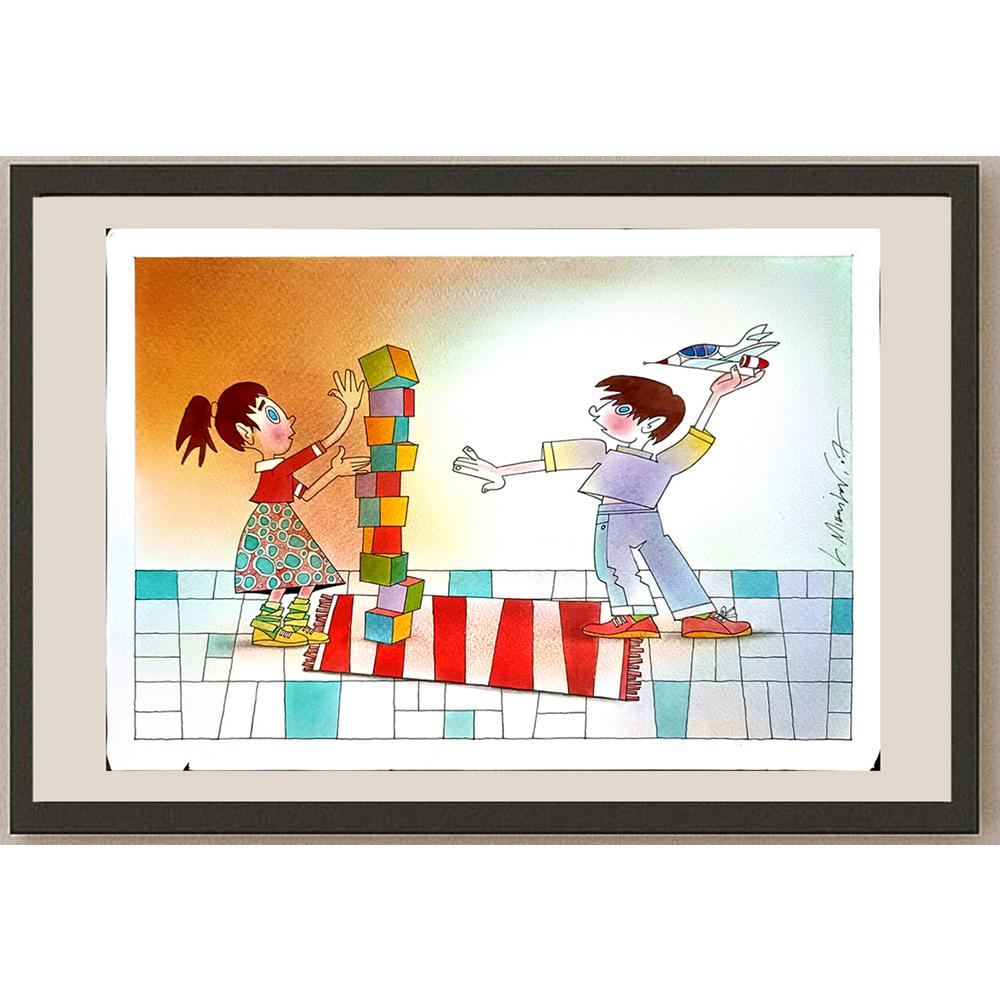 Lubomir Kotrha 29x21cm Orijinal Karikatür BOD03784