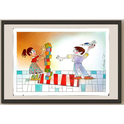 Lubomir Kotrha 29x21cm Orijinal Karikatür BOD03784