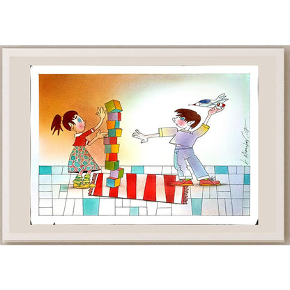 Lubomir Kotrha 29x21cm Orijinal Karikatür BOD03784