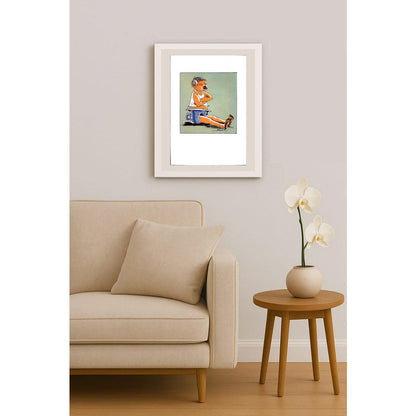 Gasımhanli Bayram 29x21cm Orijinal Karikatür BOD03786