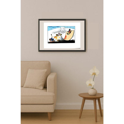 Gasımhanli Bayram 29x21cm Orijinal Karikatür BOD03787