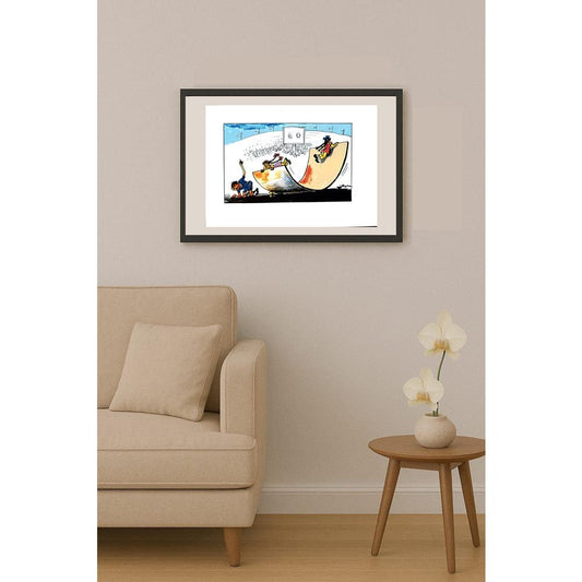 Gasımhanli Bayram 29x21cm Orijinal Karikatür BOD03787
