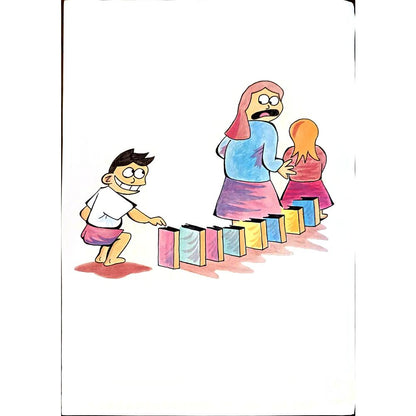 Heru Kurnianto 29x21cm Orijinal Karikatür BOD03789
