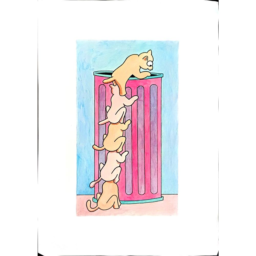 Heru Kurnianto 29x21cm Orijinal Karikatür BOD03792