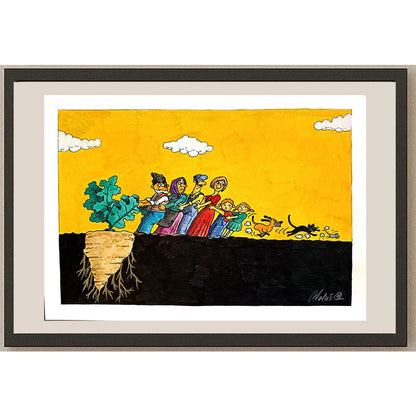 Vlado Volas 29x21cm Orijinal Karikatür BOD03793
