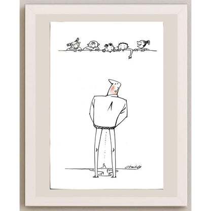 Gheng Zhu 29x21cm Orijinal Karikatür BOD03797