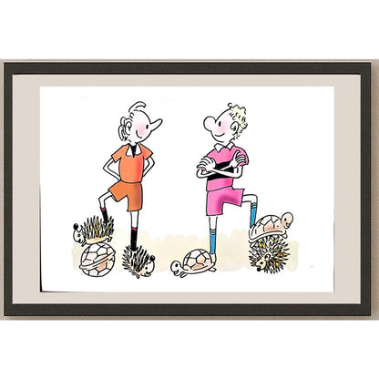 Ma Heng Chao 29x21cm Orijinal Karikatür BOD03799