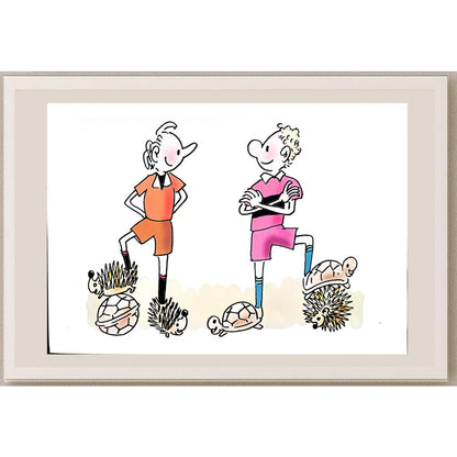 Ma Heng Chao 29x21cm Orijinal Karikatür BOD03799