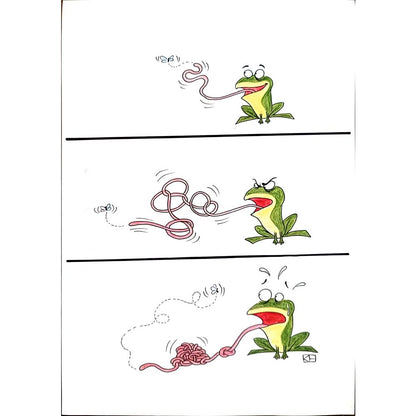 Mohamed Reza 29x21cm Orijinal Karikatür BOD03802