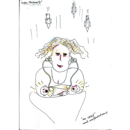 Raguel Orzuj 29x21cm Orijinal Karikatür BOD03806