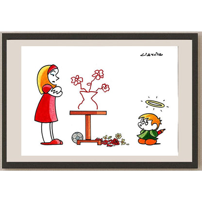 Marcelo Barreto De Lacerda 29x21cm Orijinal Karikatür BOD03807