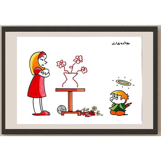 Marcelo Barreto De Lacerda 29x21cm Orijinal Karikatür BOD03807