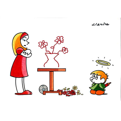 Marcelo Barreto De Lacerda 29x21cm Orijinal Karikatür BOD03807
