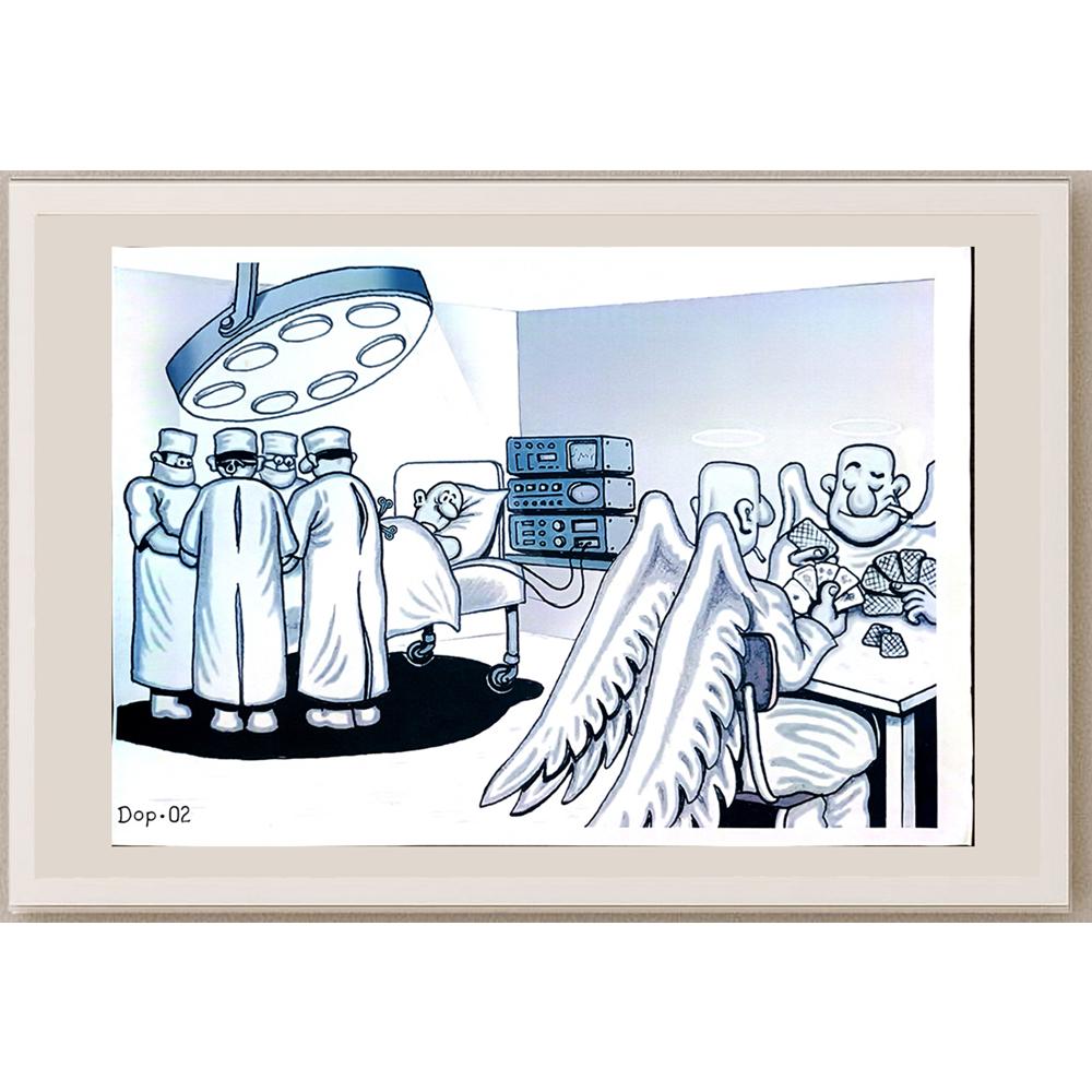 Ruslau Dolzenets 29x21cm Orijinal Karikatür BOD03809