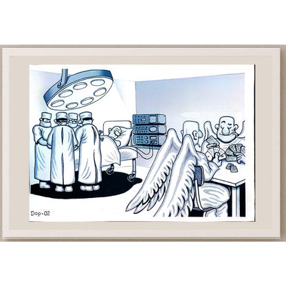 Ruslau Dolzenets 29x21cm Orijinal Karikatür BOD03809