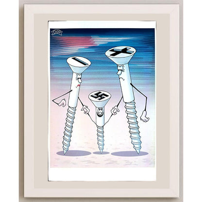 Ruslau Dolzenets 29x21cm Orijinal Karikatür BOD03811
