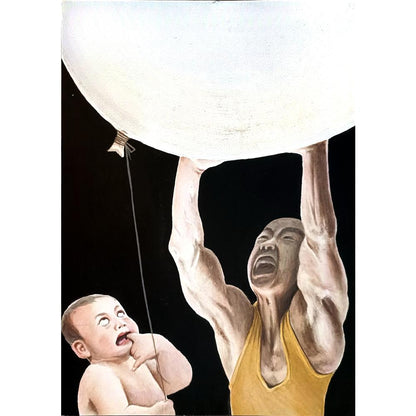 Wang Rui Xiang 29x21cm Orijinal Karikatür BOD03814