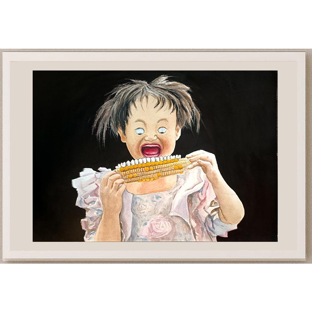 Wang Rui Xiang 29x21cm Orijinal Karikatür BOD03816
