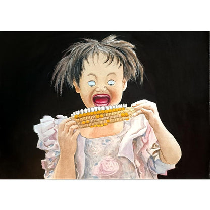 Wang Rui Xiang 29x21cm Orijinal Karikatür BOD03816