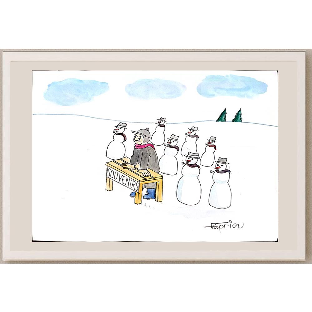 Grigoris Georgiou 29x21cm Orijinal Karikatür BOD03827