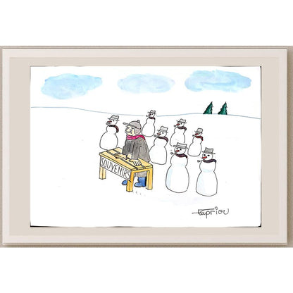 Grigoris Georgiou 29x21cm Orijinal Karikatür BOD03827