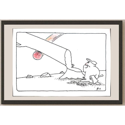 Ba Bilig 29x21cm Orijinal Karikatür BOD03834