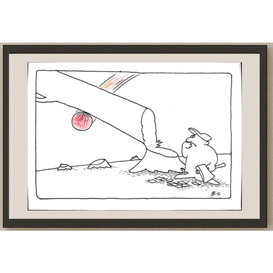 Ba Bilig 29x21cm Orijinal Karikatür BOD03834