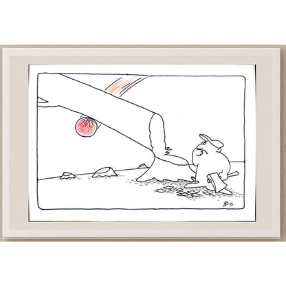 Ba Bilig 29x21cm Orijinal Karikatür BOD03834