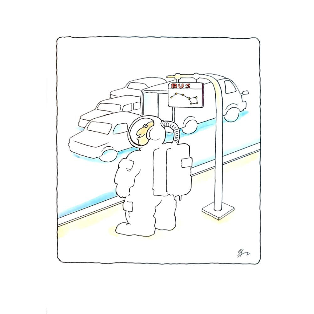 Ba Bilig 29x21cm Orijinal Karikatür BOD03835