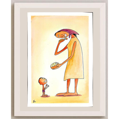 Ba Bilig 29x21cm Orijinal Karikatür BOD03836