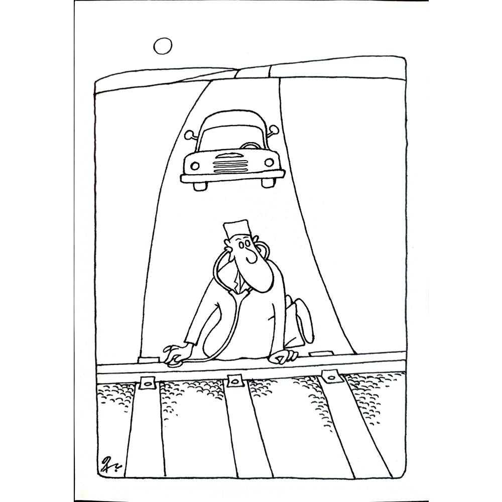 Ba Bilig 29x21cm Orijinal Karikatür BOD03837