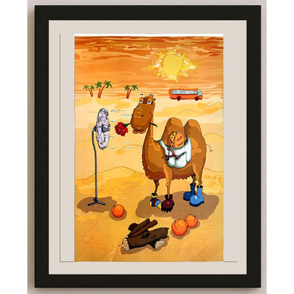 Iryna Bodnaruk 29x21cm Orijinal Karikatür BOD03839