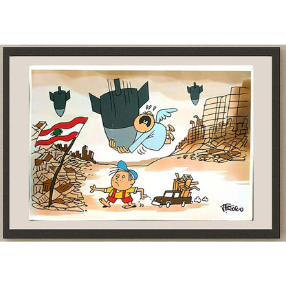 Joao Bosco Jaco De Azevedo 29x21cm Orijinal Karikatür BOD03850