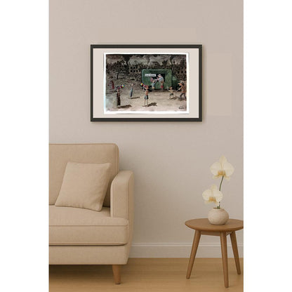 Eshonkulov Maxmudjon 29x21cm Orijinal Karikatür BOD03851