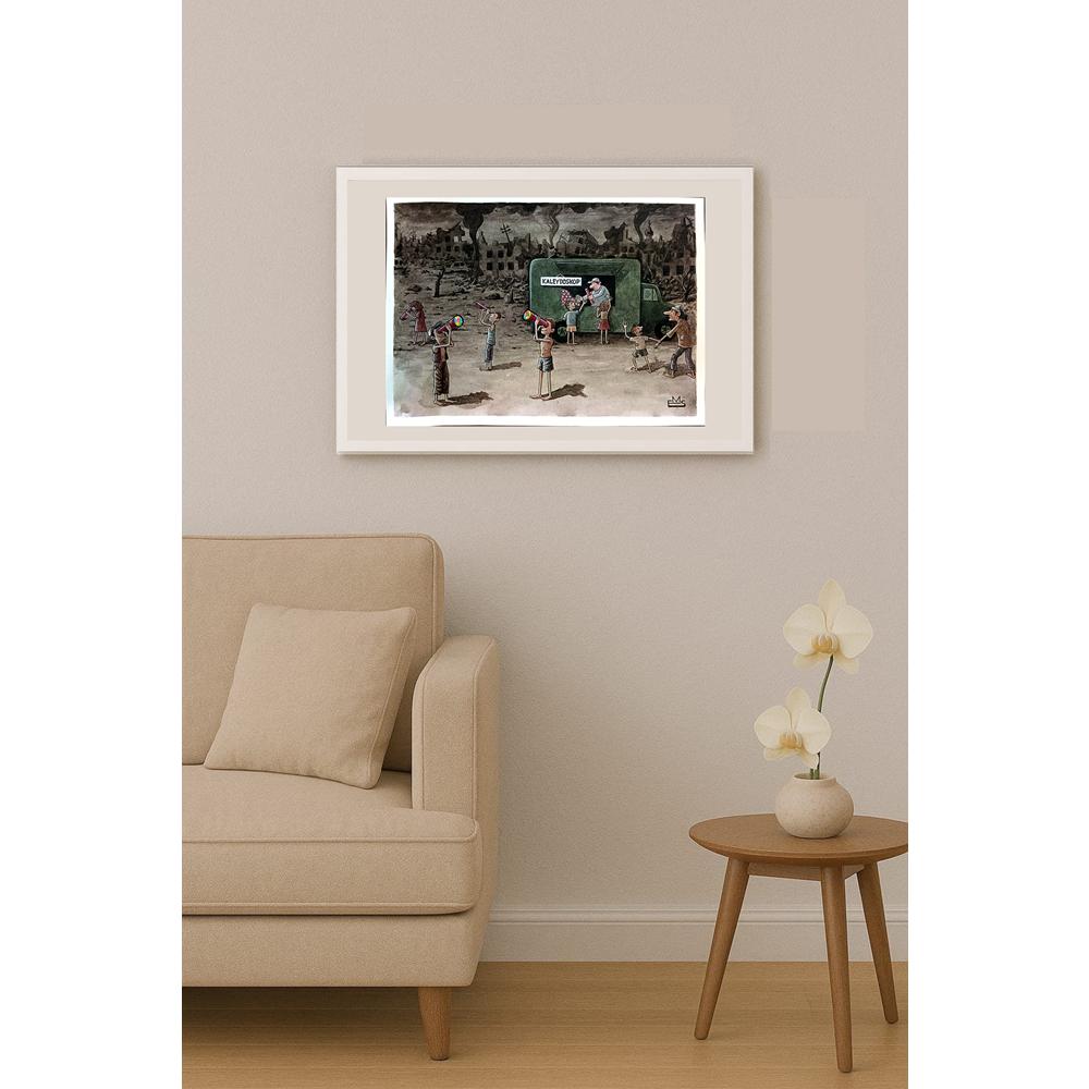 Eshonkulov Maxmudjon 29x21cm Orijinal Karikatür BOD03851