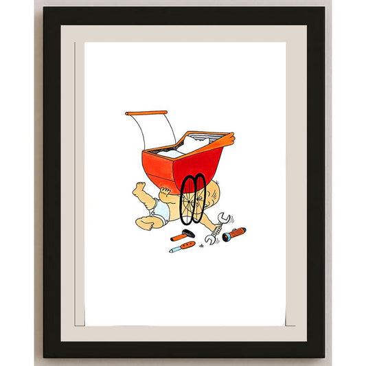 Alexei Talimonov 29x21cm Orijinal Karikatür BOD03854