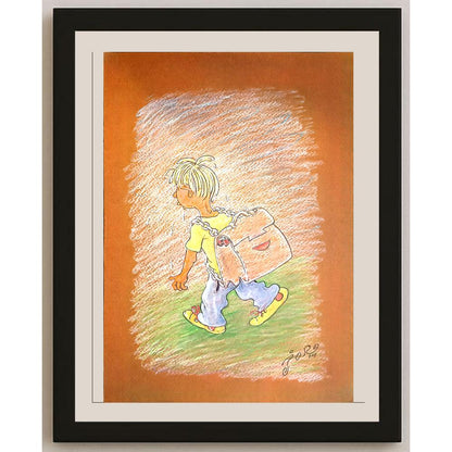 Jordan Popiliev 29x21cm Orijinal Karikatür BOD03855